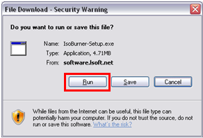 iso image burner setup.exe