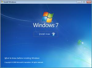 Install Windows 7